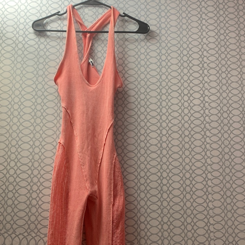 Pink Halter Jumpsuit